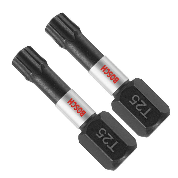 BOSCH ITT25102 2-Pack 1 in. Torx #25 Impact Tough Screwdriving Insert Bits