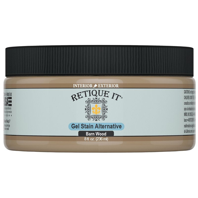 Retique It Water-Based Gel Stains (8oz, Barn Wood)