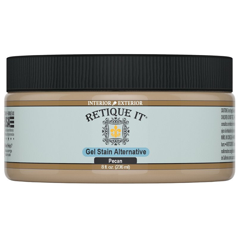 Retique It Water-Based Gel Stains (8oz, Pecan)