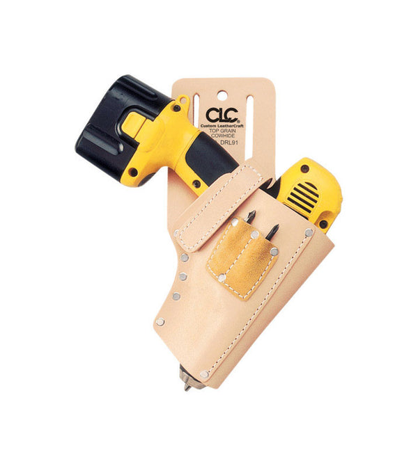 CLC Custom Leathercraft DRL91 45 Degree Cordless Drill Holster, Beige