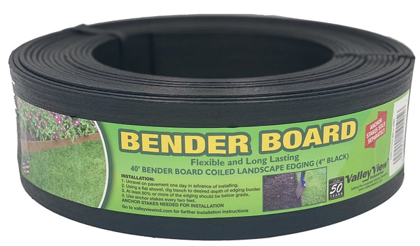 Valley View Bender Board Coil with Metal Stakes BBC4-40BK