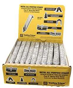 Silver Steel Lawn Anchors - 4 Pack by Valley View