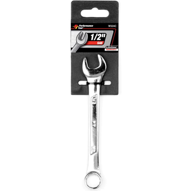 Performance Tool W324C Combination Wrench, 1/2