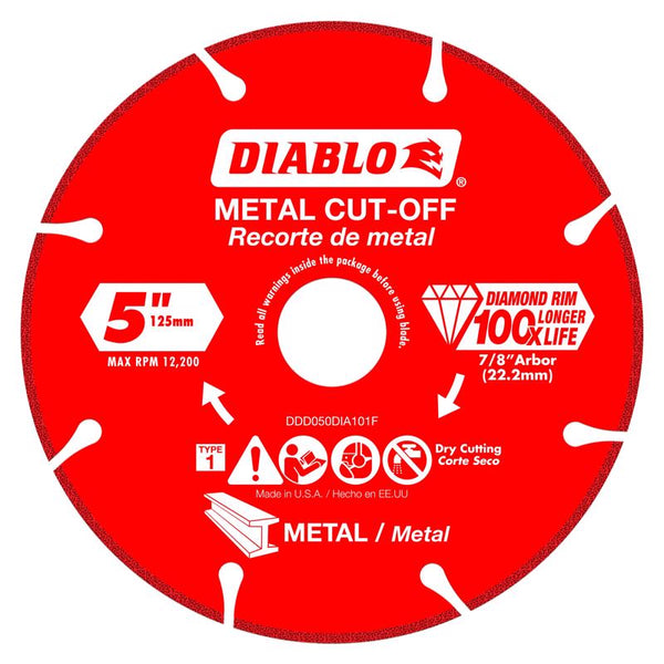 Freud-Diablo DB 5 Diamond DISC MTL Cutting, Multi, one Size (DDD050DIA101F)