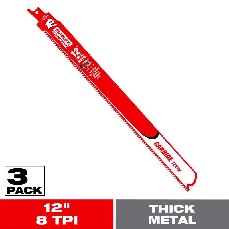 DB CARBIDE 12 8TPI 3PK SENS