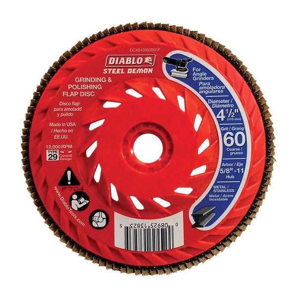 Freud-Diablo Flap DISC Integrated HUB 60G DCX045060B01F
