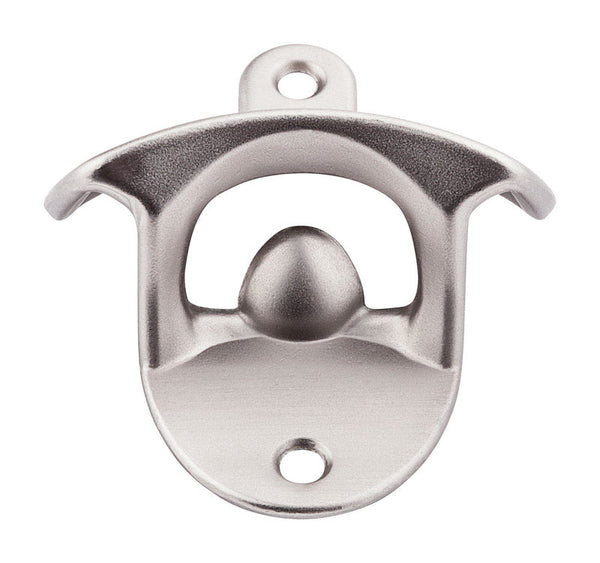 National Hardware V1472 N338-104 Wall Mount Bottle Opener, Satin Nickel