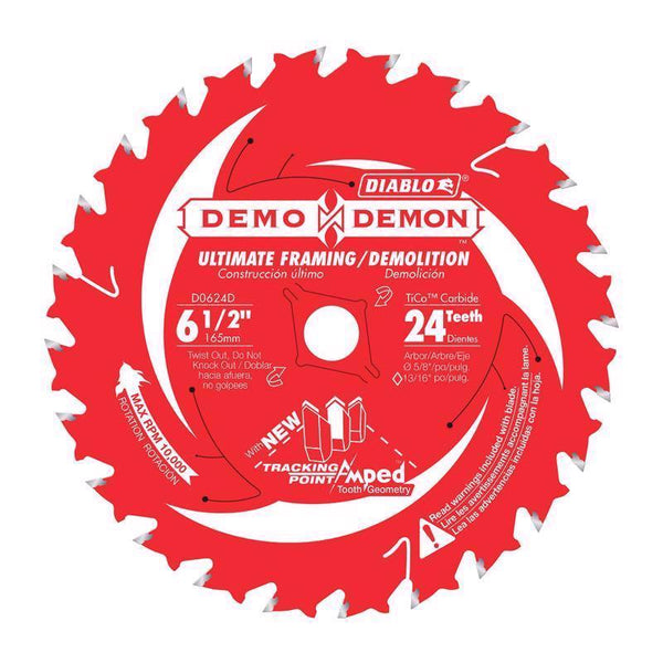Daiblo Diablo 6-1/2 in. x 24 Tooth Demo Demo D0624DA