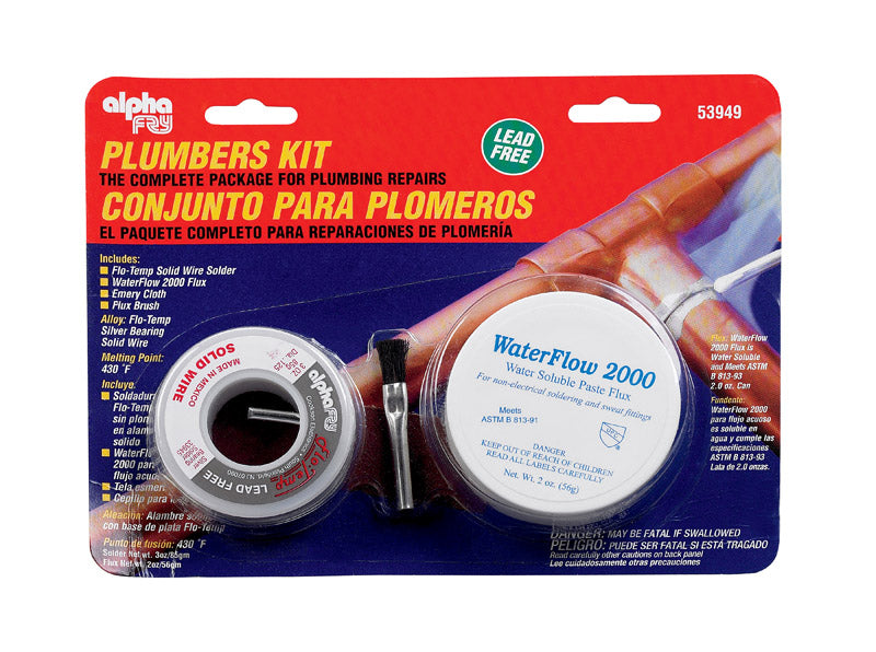 alpha fry AM53949 Cookson Elect Plumber's Solder Kit, No Size