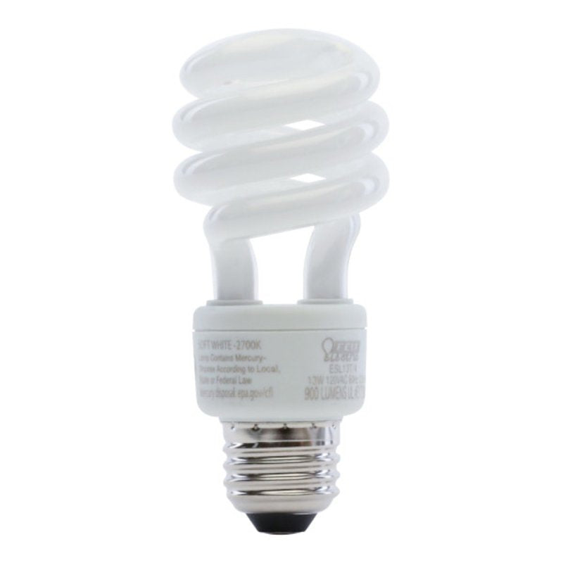 Feit Value Pack 13w=60w Soft White CFL EcoBulbs 1 Box