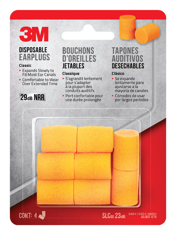 3M Disposable Classic Earplug (90580-00000T) 90580H4-C