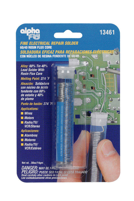 Alpha Metals 13461#am .50 oz .032 Electric Solder