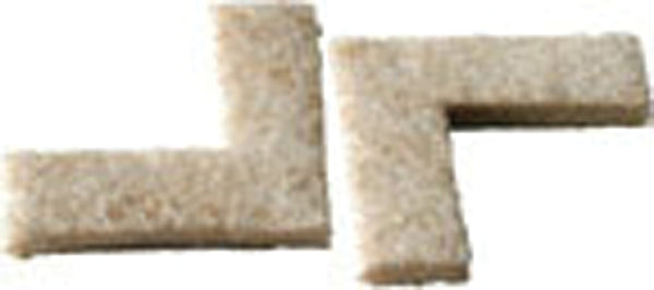 Shepherd Hardware 9816 1-1/2-Inch Heavy Duty Self-Adhesive Felt Corner Furniture Pads, 8-Pack