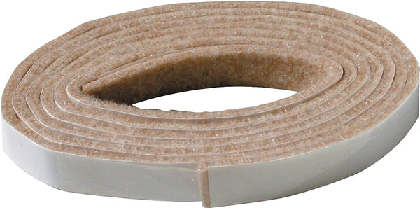 Shepherd Hardware 9818 1/2 x 58-Inch Beige Self-Adhesive Felt Furniture Pad Roll