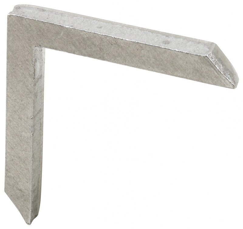 Prime-Line White Aluminum 3/16 in. W x 3/16 in. L Window Frame Corner 1 pk