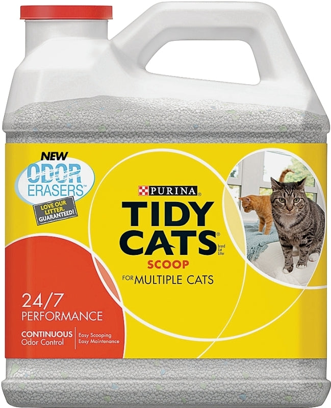 Purina Tidy Cats Clumping Cat Litter, 24/7 Performance Multi Cat Litter - 14 lb. Jug (Pack of 1)
