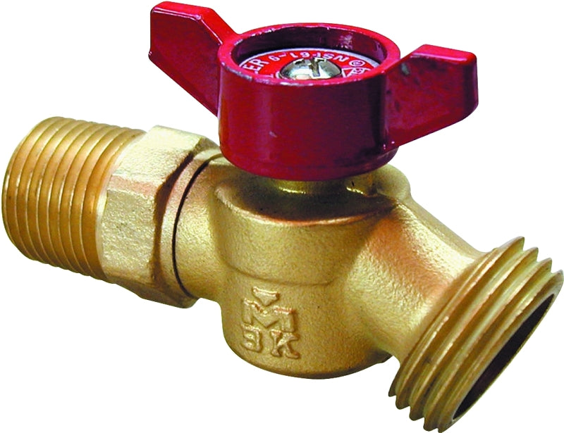 Mueller Industries 102-354HN No Kink Hose Bibb, 3/4-Inch