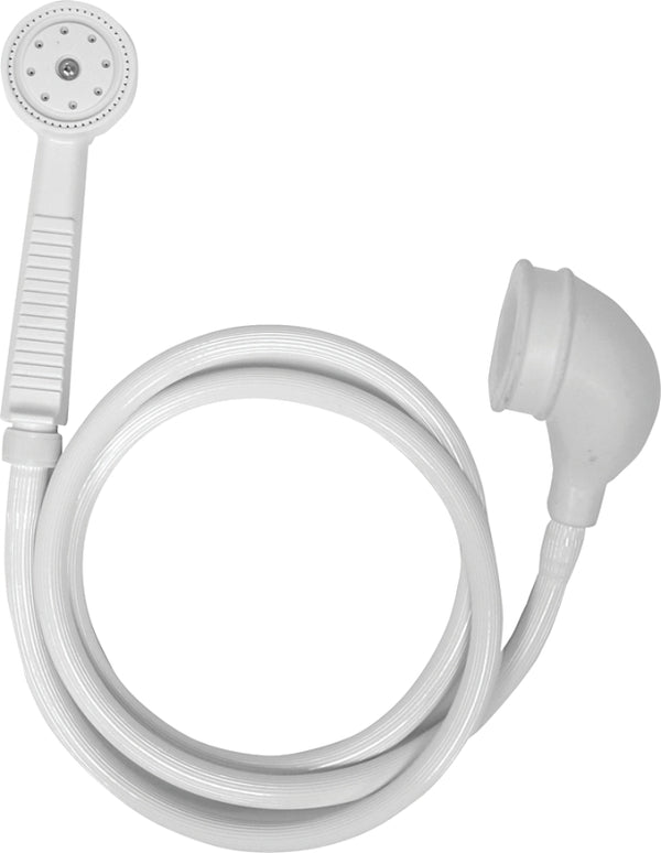 Danco 10086 VersaSpray Portable Hand Held Shower Head Sprayer Fits Bathtubs Without Diverter, 1 Pack, White