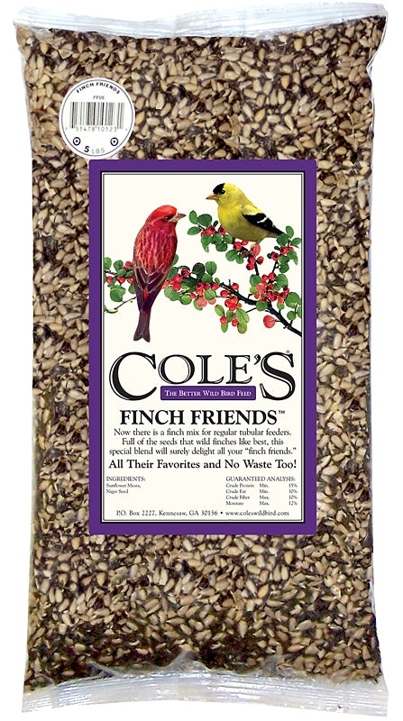 COLES WILD BIRD PRODUCTS Finch Friends Bird Seed, 80 OZ FF05