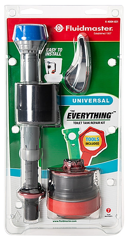 Fluidmaster K-400H-021-P8 PerforMAX 2-Inch Everything Toilet Repair Kit, No Size, Multicolor