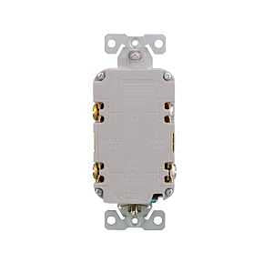 Cooper Wiring Devices Eaton TRGF20V GFCI Self-Test 20A -125V Tamper Resistant Duplex Receptacle Slim Design, Ivory
