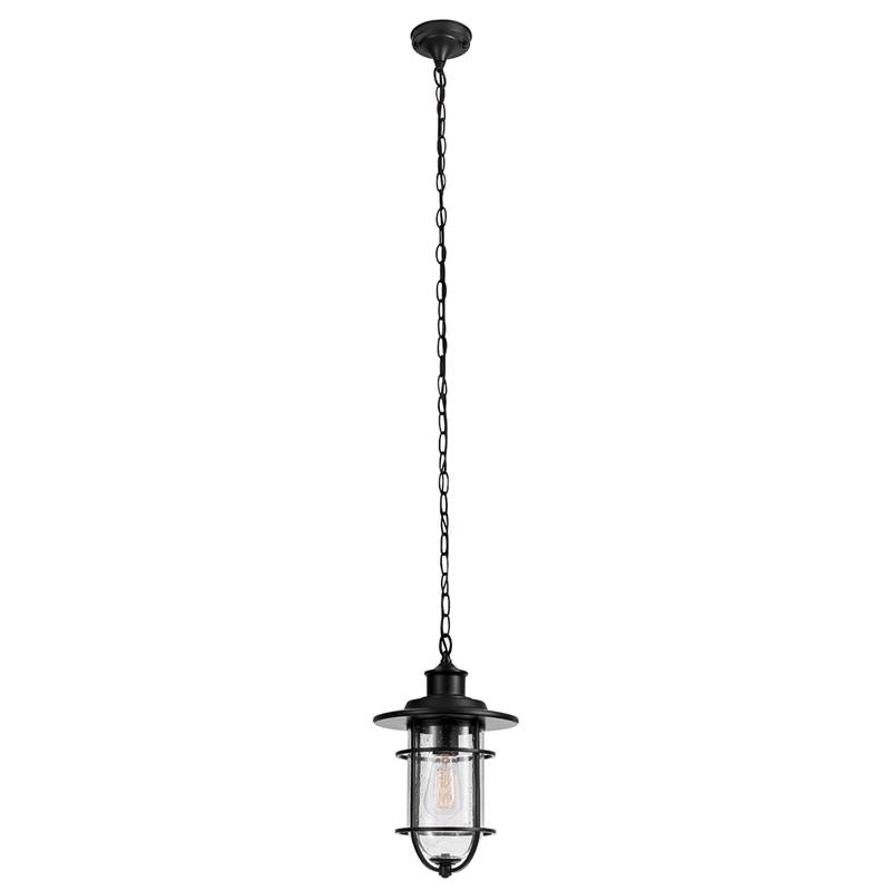 Globe Electric Vintage Turner Black 1 Lights Pendant Light