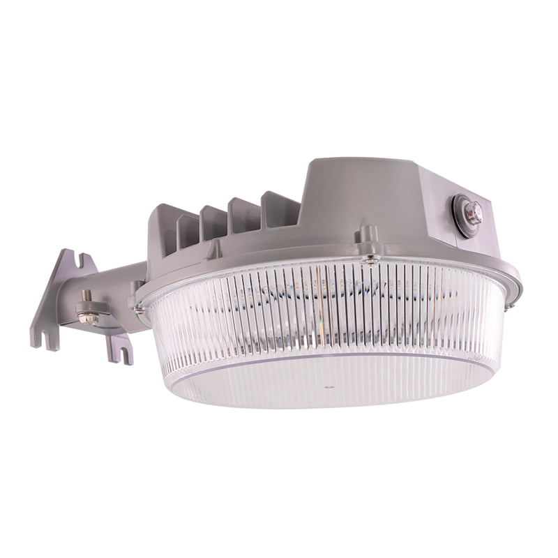 HALO ALB Outdoor Dusk-to-Dawn LED Security Area Light with 2000 Lumens, Wall or Pole Mount - Textured Gray