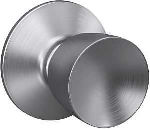 Schlage F10 V BEL 626 Bell Door Knob, Hall & Closet Passage Lock, Satin Chrome