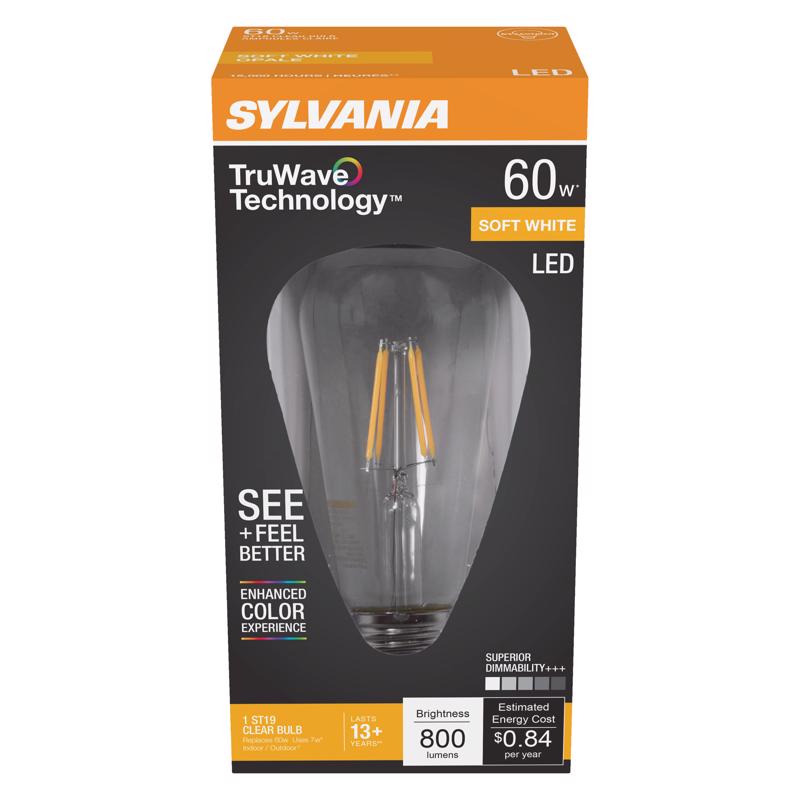 Sylvania 40772 - LED7ST19DIM927CL13YTLRP 6/CS 1/SKU Edison Style Antique Filament LED Light Bulb