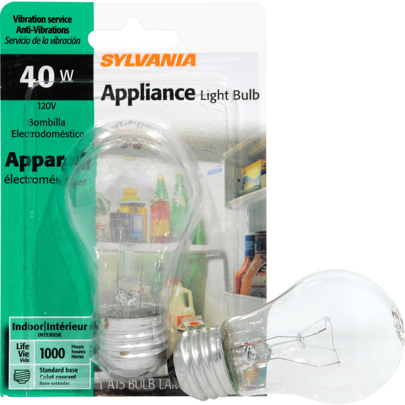 Sylvania 40W Appliance Light Bulb 40Acl/APPL/Bl