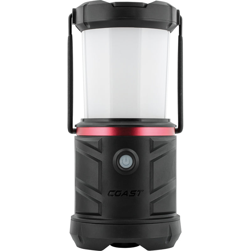 COAST EAL22 1250 Lumen Dual Color LED Emergency Light, Storm Proof, Power Bank, Durable for Outdoor & Survival - Compatible with 3 x D Batteries or ZX1010 Rechargeable Battery, Black