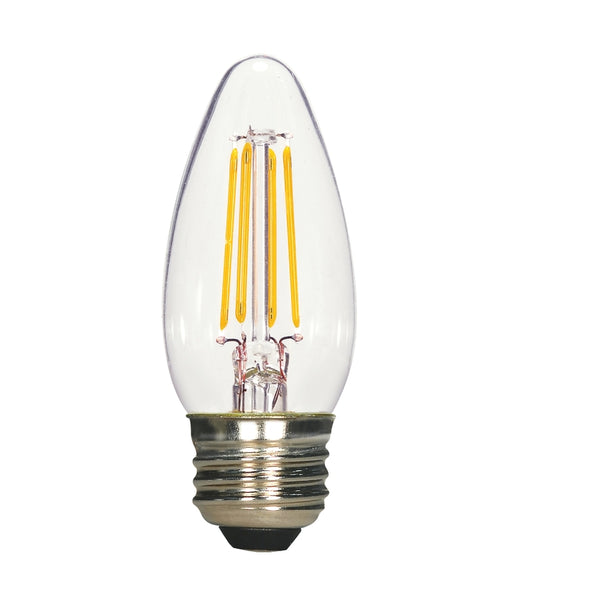 Satco B11 E26 (Medium) LED Bulb Natural Light 40 Watt Equivalence 2 pk S21879