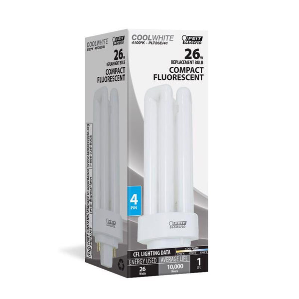 Feit Electric PLT26E/41 26-Watt Fluorescent PL Bulb