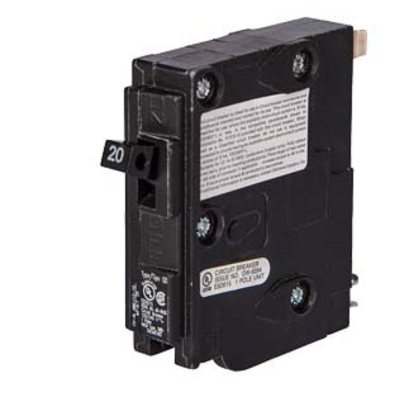 Siemens D120 Classified Circuit Breaker Type QD Replacement for Square D Type QO. 1-Pole 20-Amp, Black