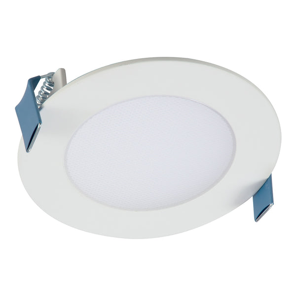 HALO HLB 4 inch LED Recessed Light, Thin Canless, Dimmable, w/Selectable Color Temperatures - HLB4069FS1EMWR