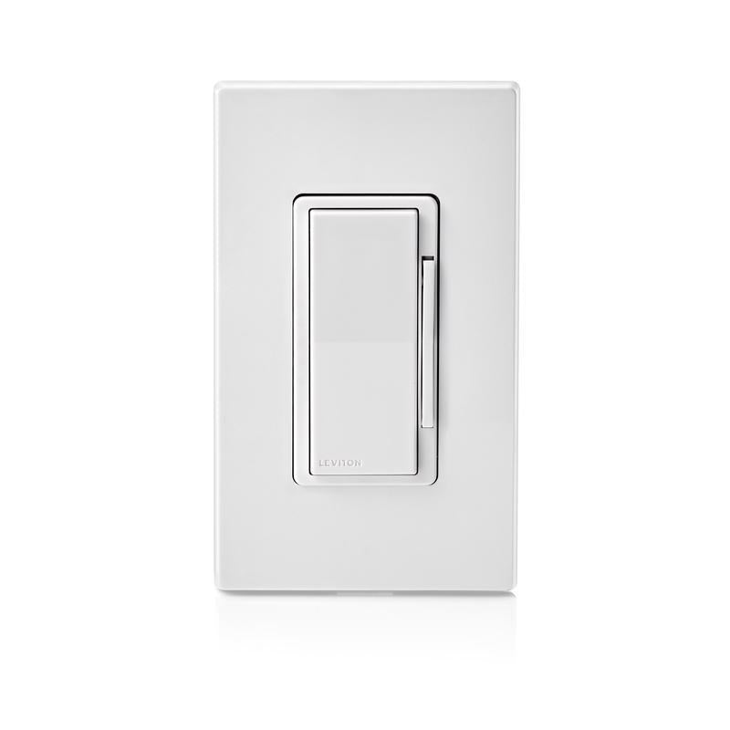 Leviton Decora Smart Dimmer Switch, Wi-Fi 2nd Gen, Neutral Wire Required, Works with Matter, My Leviton, Alexa, Google Assistant, Apple Home/Siri & Wired or Wire-Free 3-Way, D26HD-1RW, White