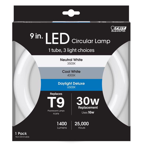 Feit Electric FC9/3CCT/LED Non Dimmable Indoor 9'' LED Circline Light Bulb