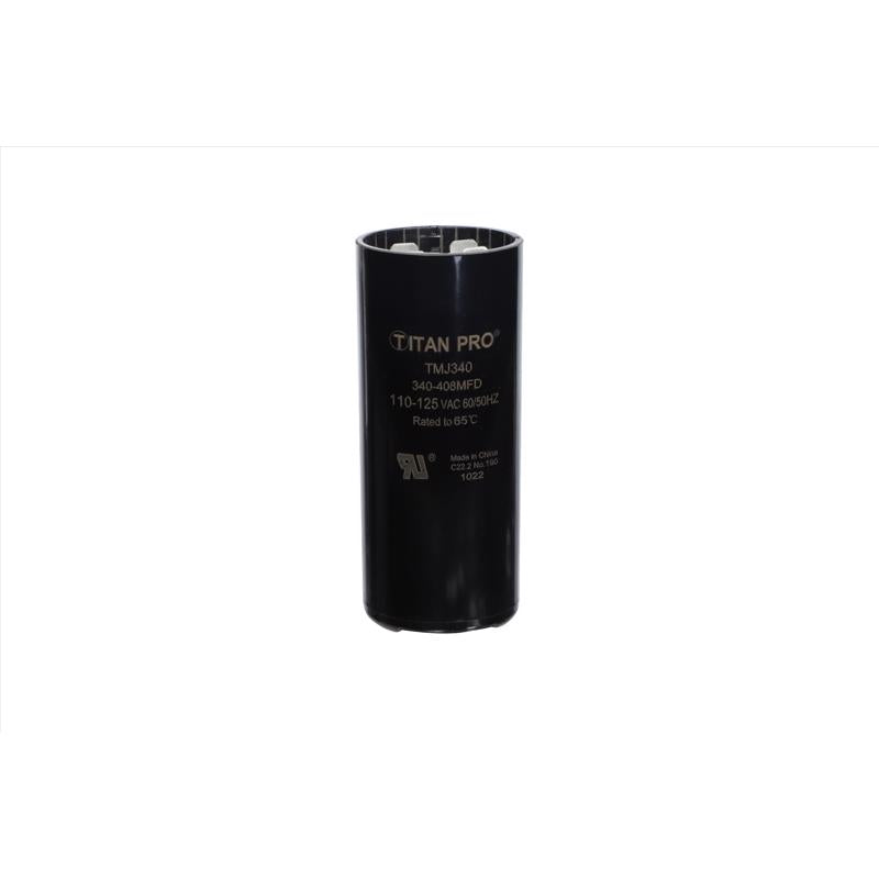 Titan TMJ340 Round Start Capacitor 340-408 MFD 125 V