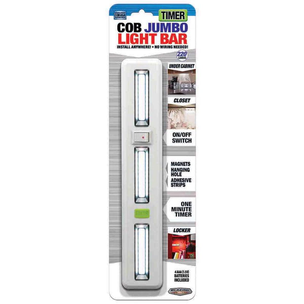 Shawshank Ledz 768261 Cob Led Light Bar with Timer, 220 Lumens