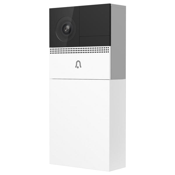 Feit Electric Smart Wireless Doorbell w/Dual-Lens 1080p HD Camera, 24/7 Local Recording, Night Vision, Voice Assistant, AI Detection for People & Packages, Includes Wireless Chime, CAM2/DOOR/WIFI/BAT