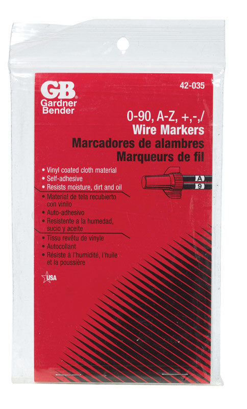 Gardner Bender Wire Marker 6 pk 42-035