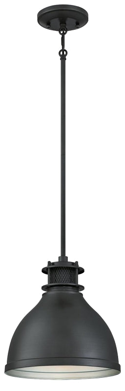 Westinghouse Lighting 6326800 One-Light Indoor Pendant, Matte Gun Metal Finish with Mesh Detail, Brushed Gunmetal