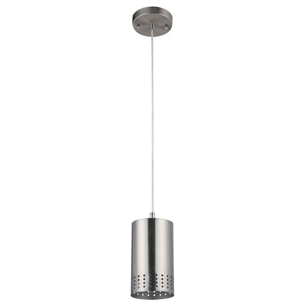 Westinghouse 6101200 Phelps One-Light Indoor Mini Pendant, Brushed Nickel