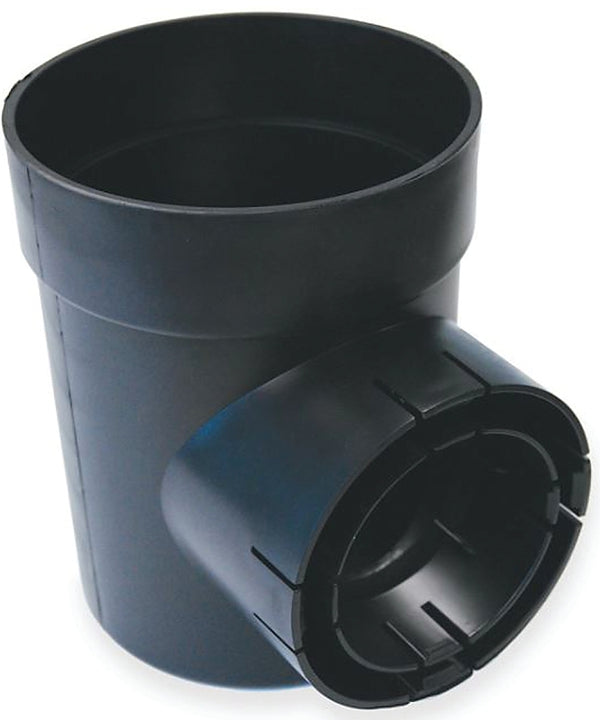 NDS Round Catch Drain 201 Spee-D Basin Double Locking Outlets, 3 4-Inch, 6 in, Black 201-AST/201