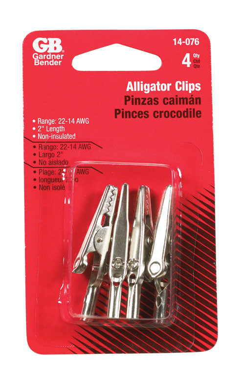 GB Gardner Bender 14-076 2" Non Insulated Alligator Clip