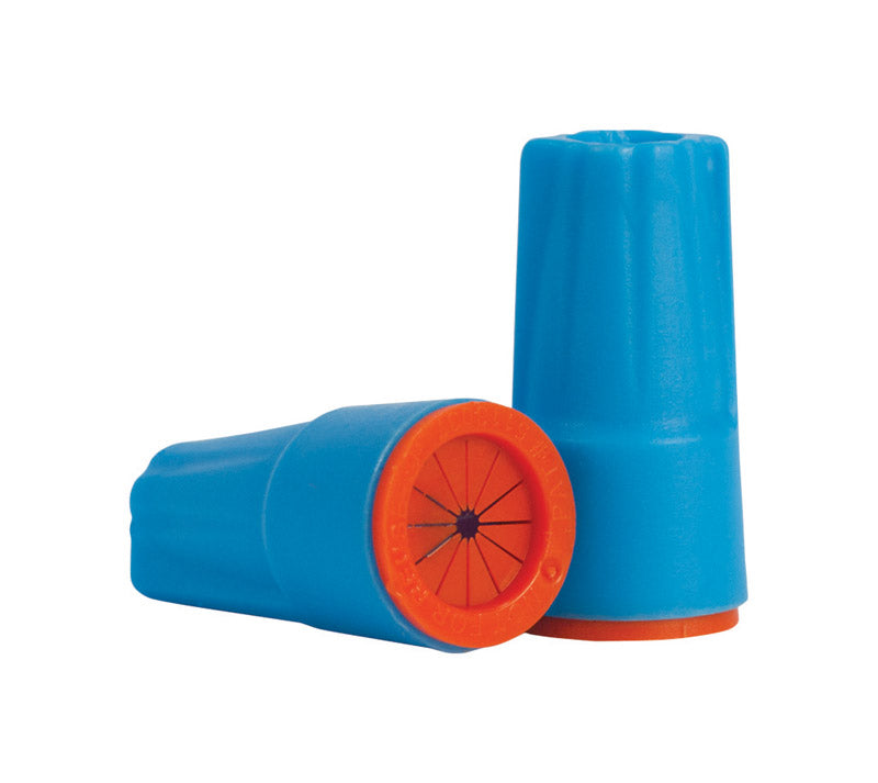 King Safety Products 62125 Waterproof Wire Connectors, Aqua / Orange, 25-Pack