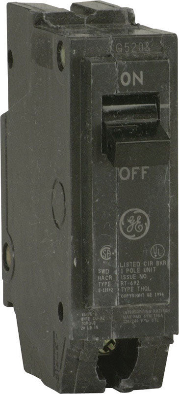 ABB THQL1115 15A SP Circuit Breaker • Q Line Plug-in Circuit Breaker • 15A 1P 10ka 240V • Pole, Compact, Thermal-Magnetic, Plug in