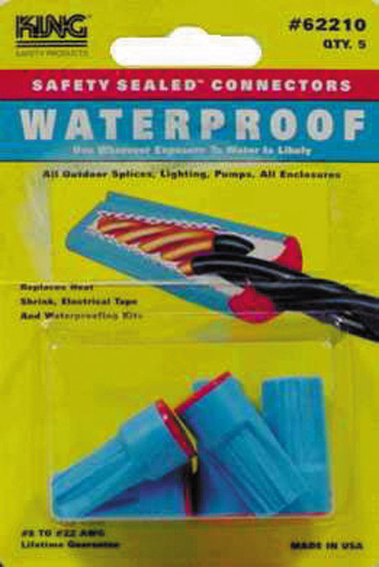 King Safety Products 62210 Wirenut Blue/Red 5Cd
