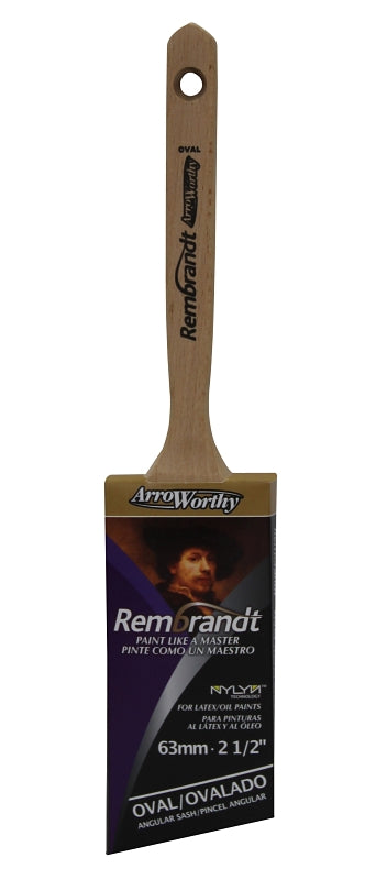 2.5" Rembrandt/Linzer Polyester Professional Quality All Paint Brush 6420ZC 6420-0250