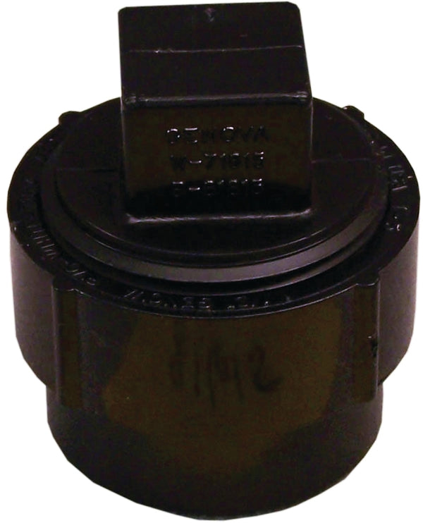 Canplas 2 Inch ABS Cleanout Adapter ABS Construction 103702ASBC